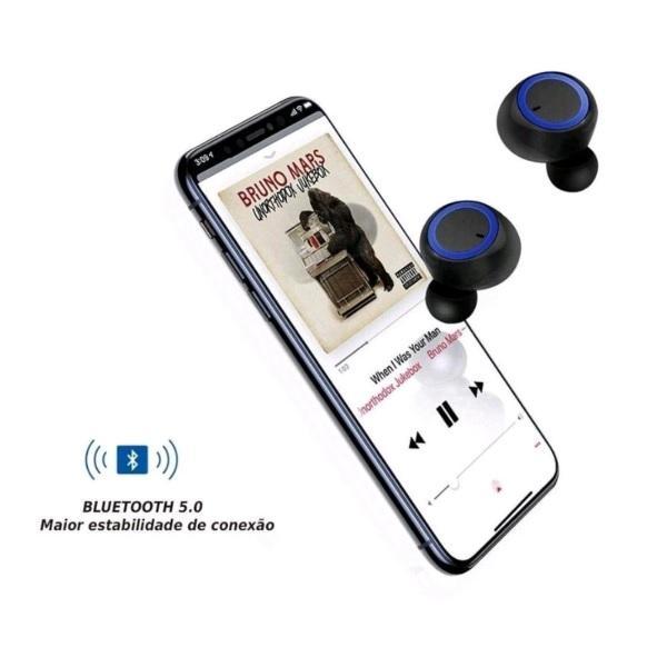 Fone Bluetooth Tws Sumexr Versão 5.0 Sem Fio Wireles Premium