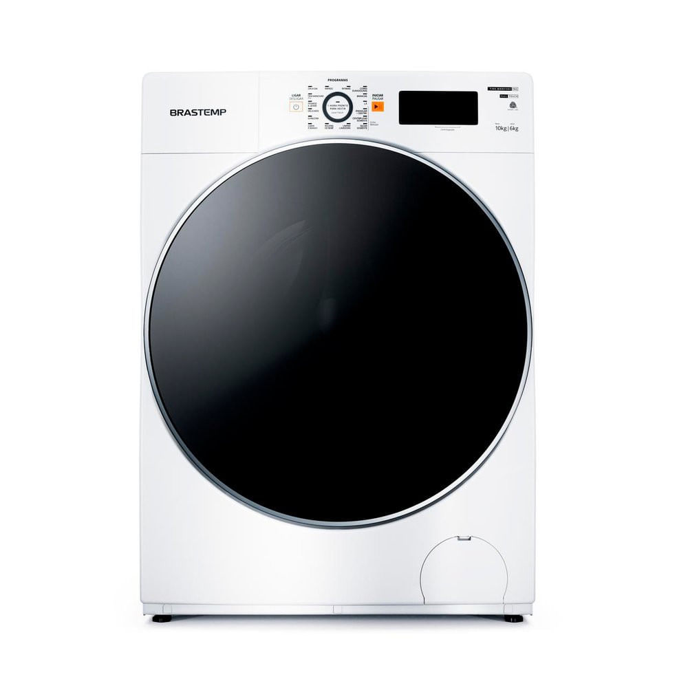 Miniatura Lava e Seca Brastemp, 10Kg, Full Touch, 14 Programas - BNQ10AB Branco - 110V