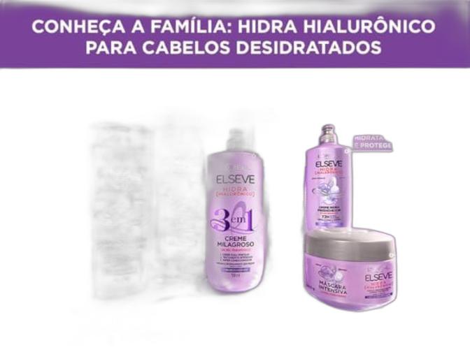 Creme Milagroso Elseve 3 Em 1 Hidra Hialurônico 500Ml