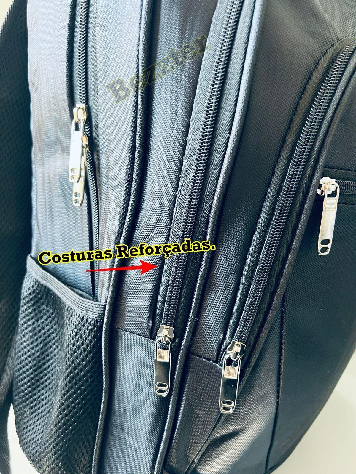 Mochila Executiva Escolar Trabalho Viagens Mas/Fem Reforçada
