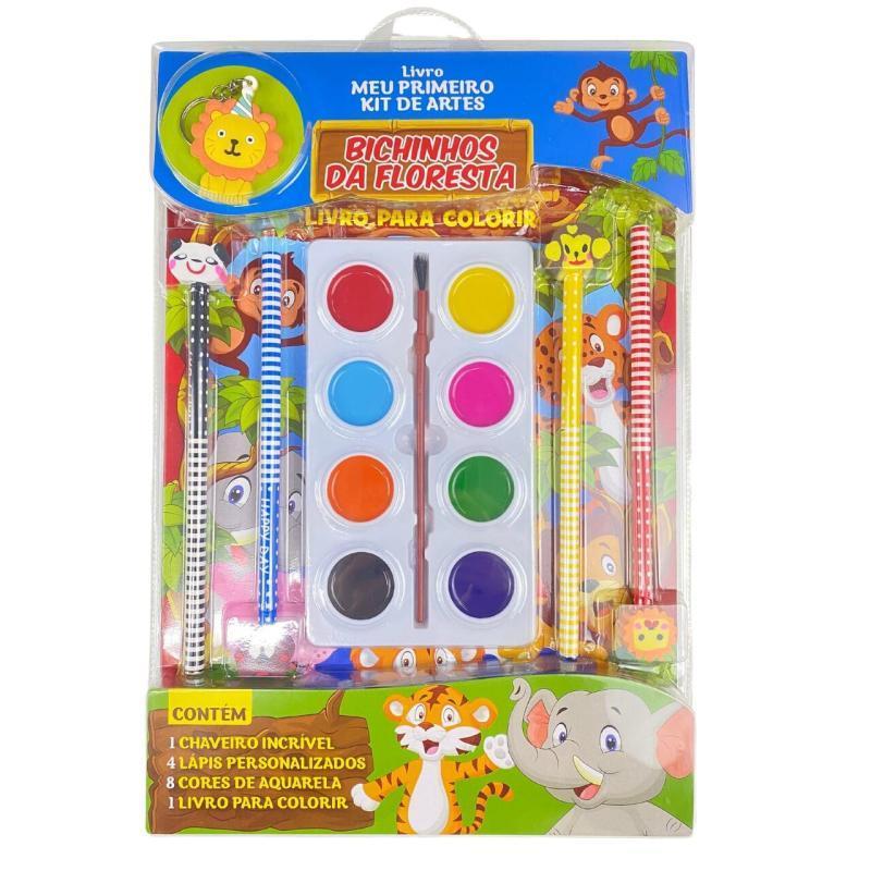 Miniatura Meu Primeiro Kit De Artes Bichinhos Da Floresta