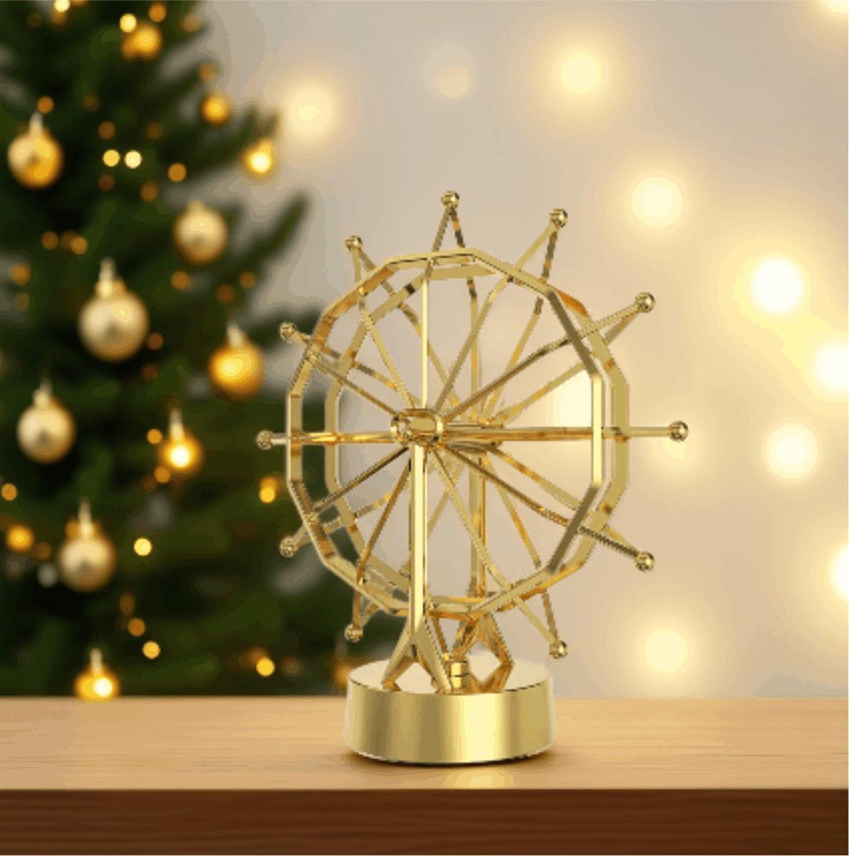 Miniatura Pêndulo Cinético Giratório Magnético Roda Gigante Movimento