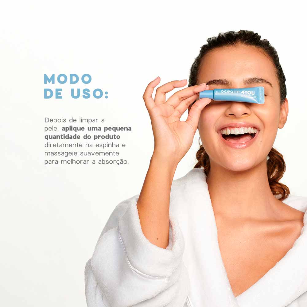 Miniatura Gel Secativo para Espinhas Océane 4 You Acne Spot Gel 10ml