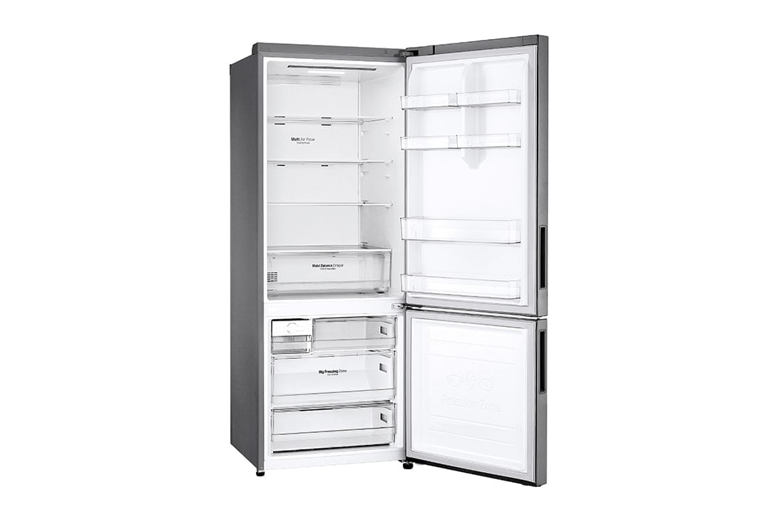Geladeira Smart LG Frost Free Inverter 451L Inverse cor Inox Look (GC-B569NLL)