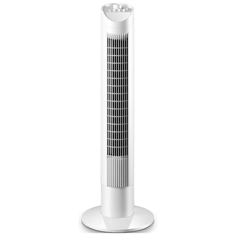 Miniatura Ventilador de Torre Digital Ultra Silencioso com 3 Velocidades, 220V 55W, NBgy, Branco