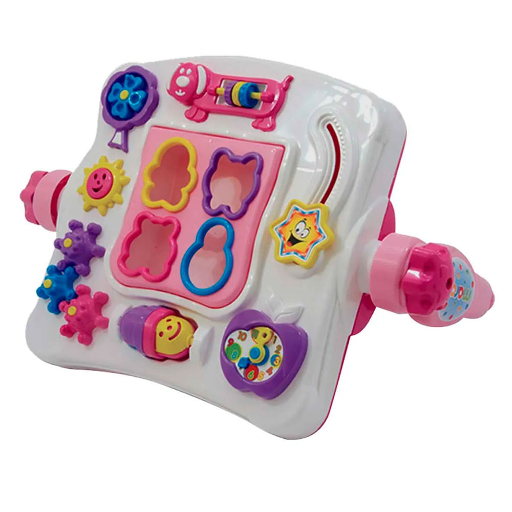 Miniatura Brinquedo Andador 4 em 1 Maral Rosa