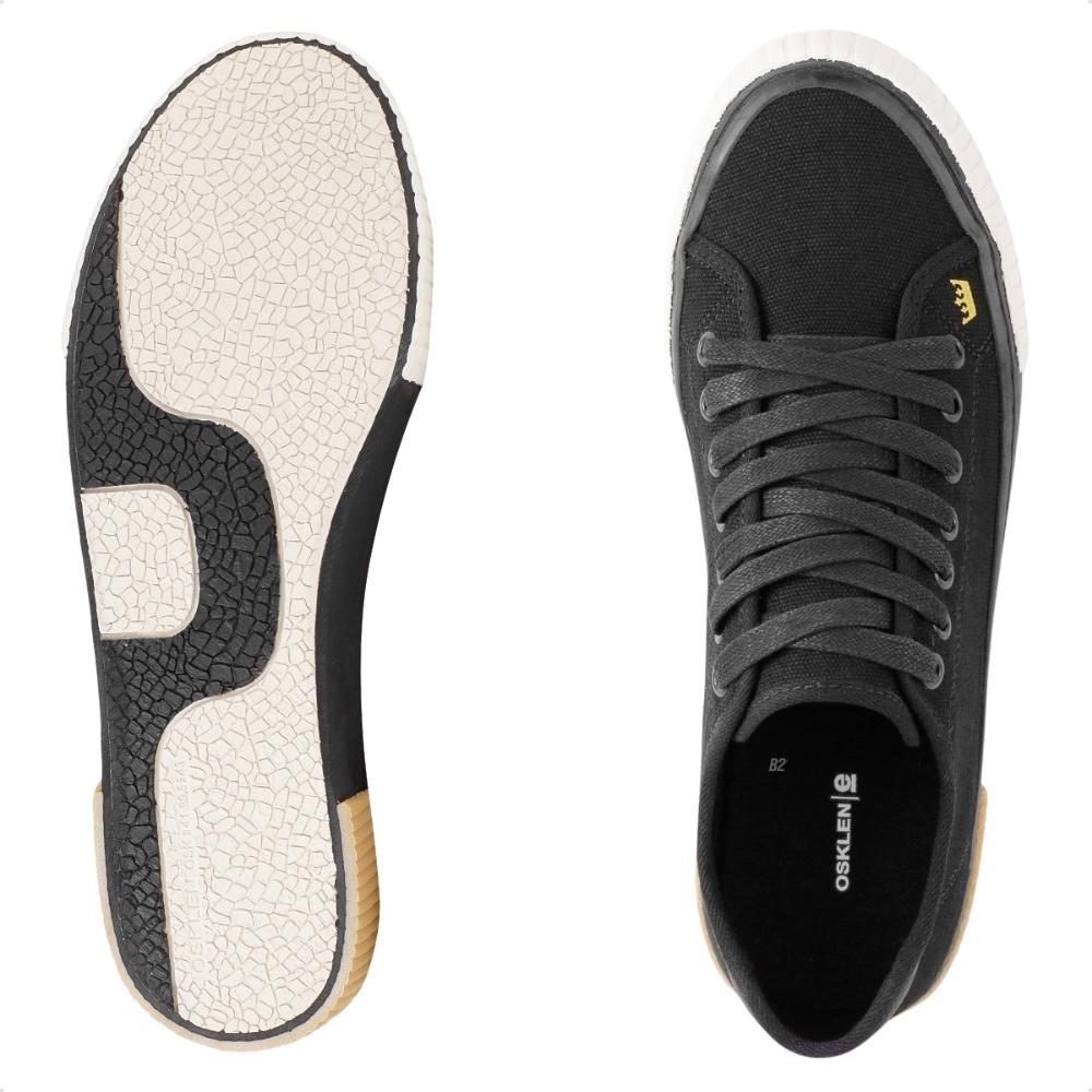 Tênis Osklen Canvas Triple Sole Masculino Preto / Bege - 39