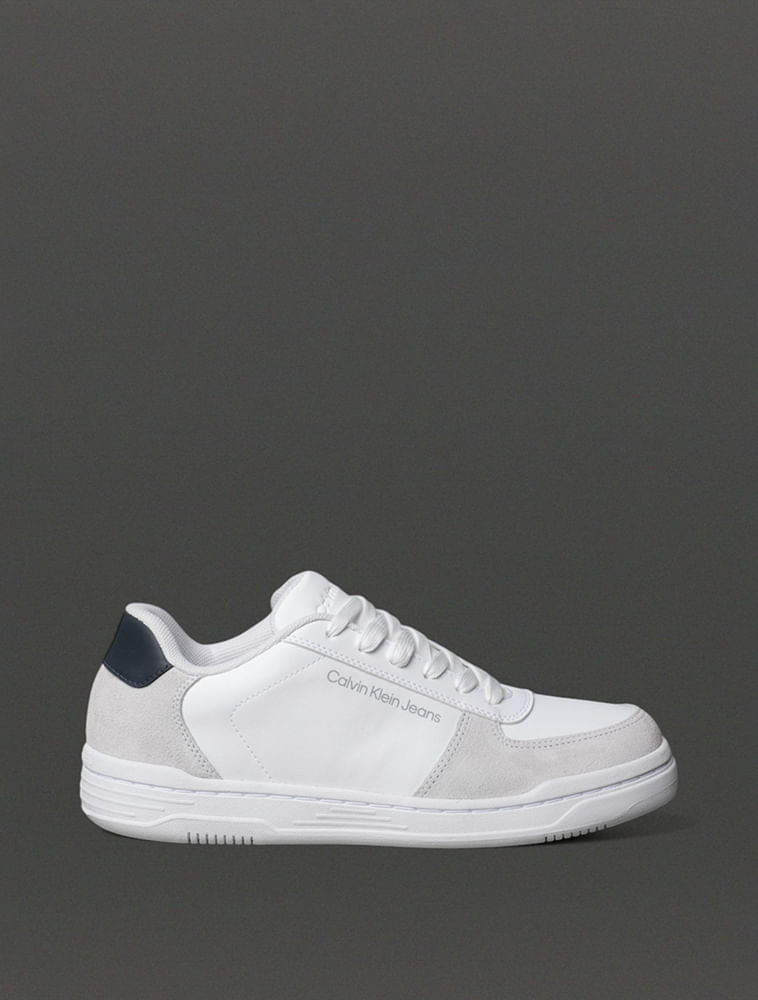 Tênis Masculino Court Calvin Klein Jeans - Branco