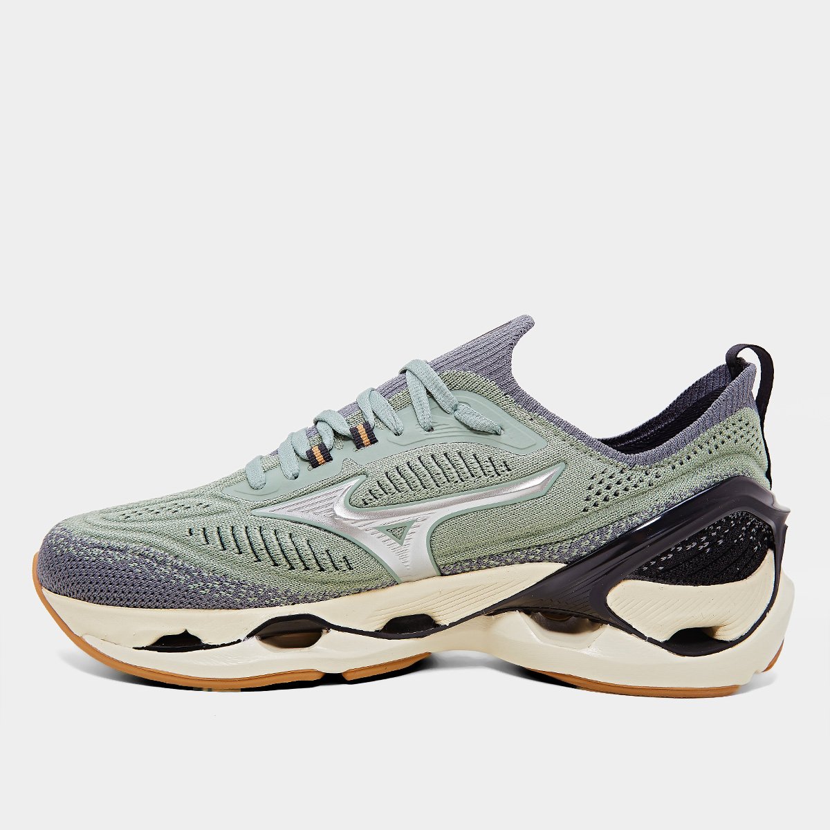 Miniatura Tênis Mizuno Wave Endeavor 3 Masculino Verde Militar - 38
