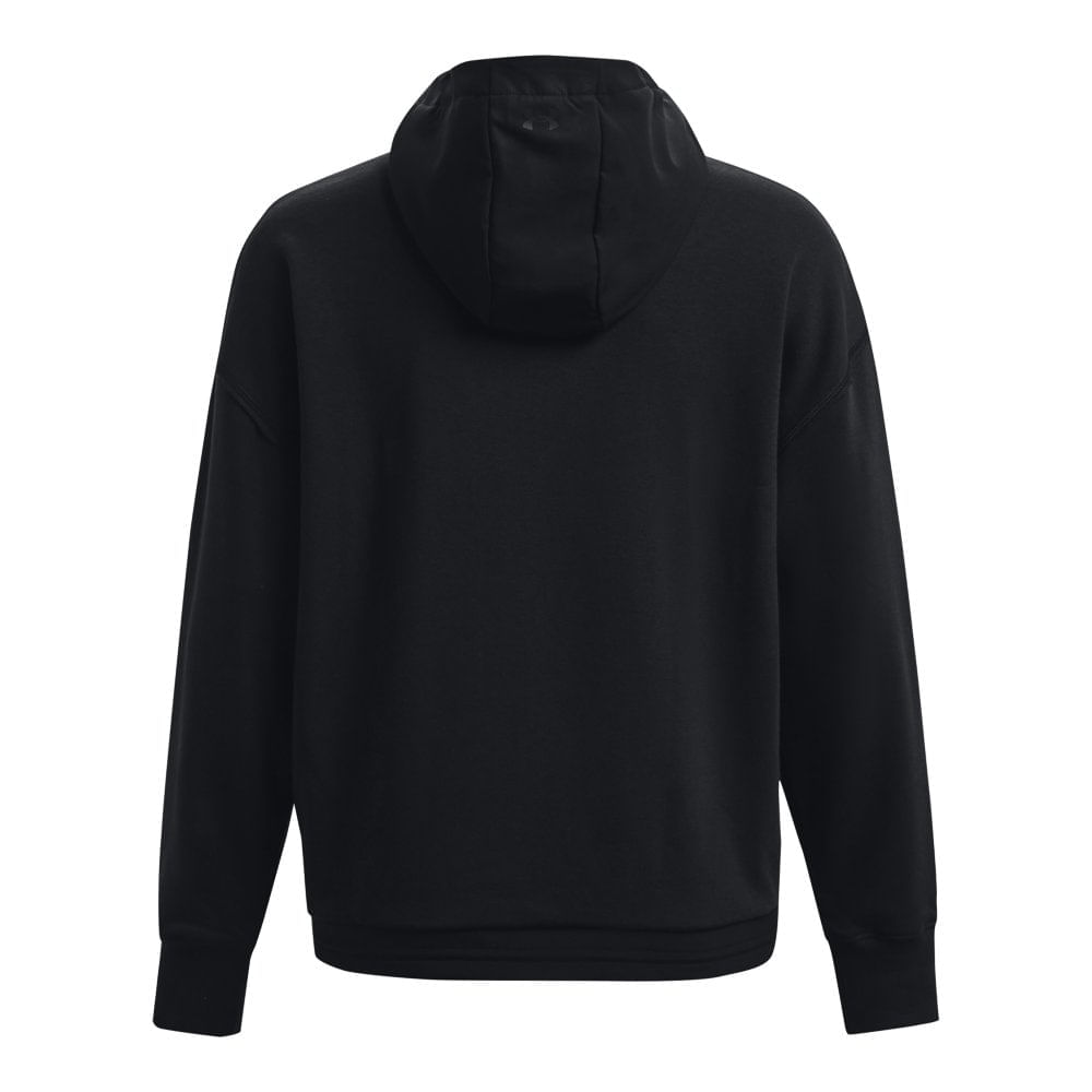 Miniatura Blusa de Treino Feminina Under Armour Project Rock Fleece 1/4 Preto - G
