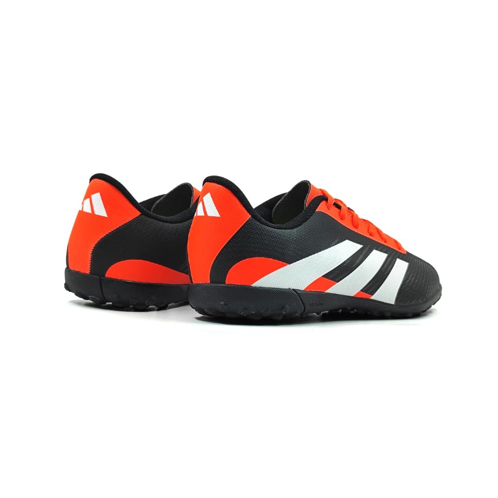 Miniatura Chuteira Adidas Predator Essentials 24.5 Society Infantil PRETO/LARANJA - 30