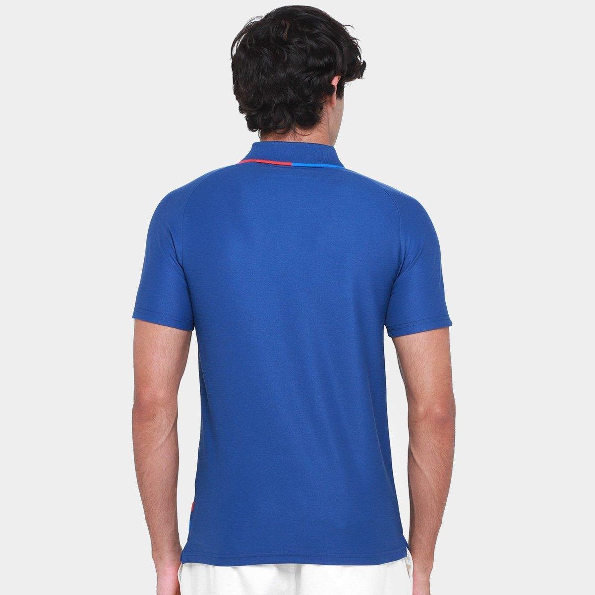 Miniatura Camisa Polo Puma BMW MMS Masculina Azul - G