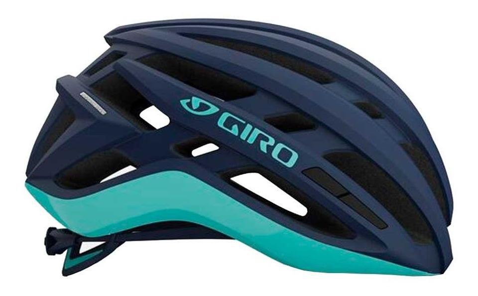 Miniatura Capacete Feminino Ciclismo Mtb Agilis Azul E Verde Tam P