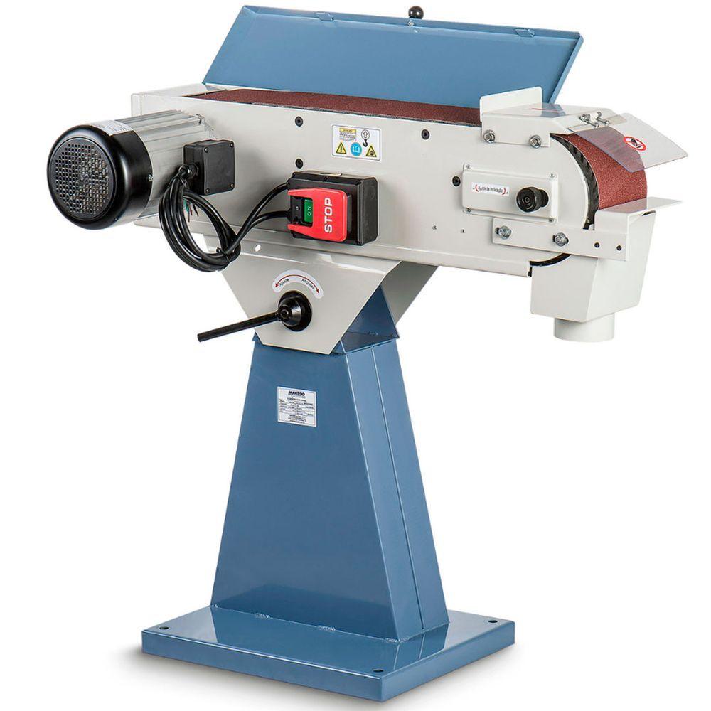 Miniatura Lixadeira De Cinta Industrial, Lixa: 150 X 2.000mm, 33 Mts/segundo, (220v-trif)