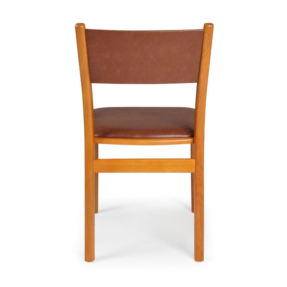 Kit 2 Cadeiras Madeira Maciça Encosto e Assento Estofado Chade Freijó