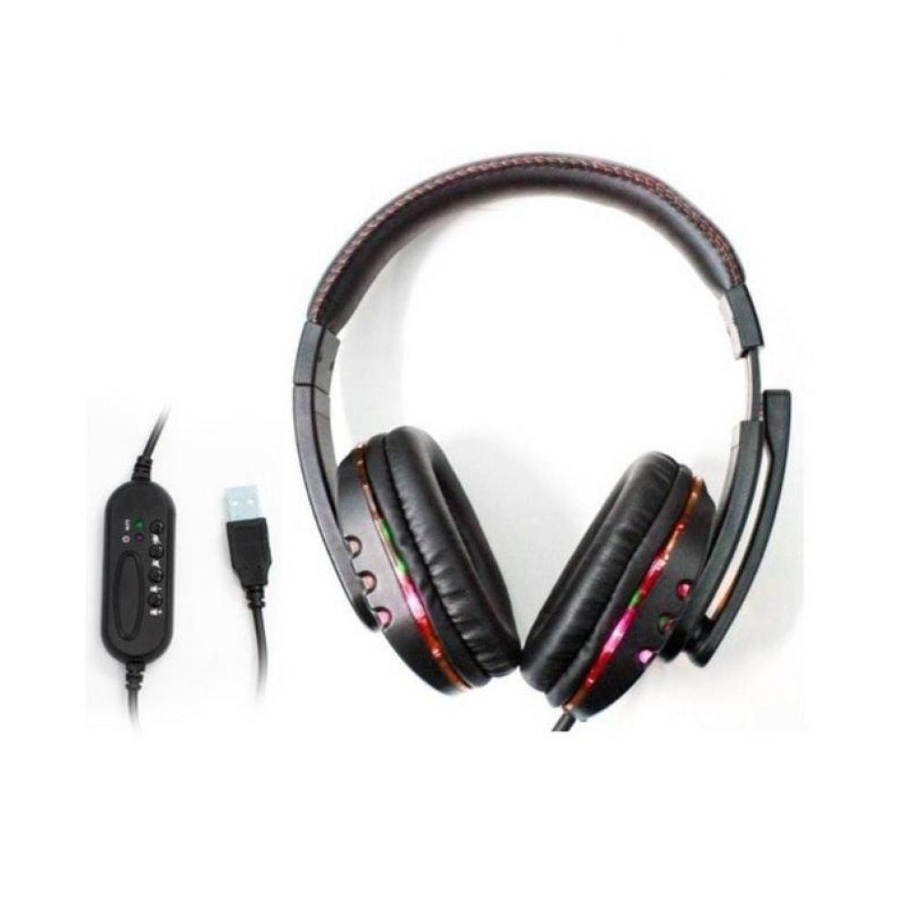 Miniatura Fone de Ouvido Headset Gamer Usb para Pc Ps4 Ps3 Notebook Kp-359