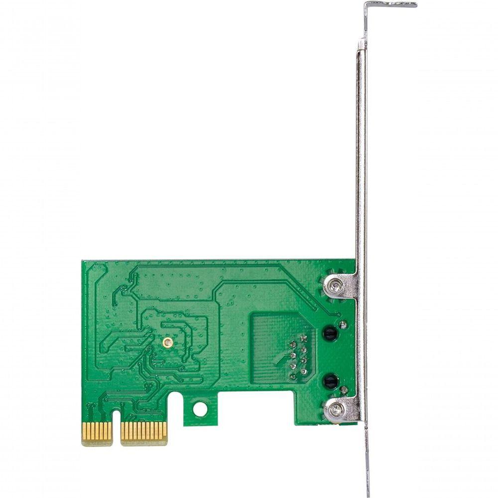 Miniatura Placa De Rede 10-100-1000 Pci-e Prv1000e Com Suporte Low Profile