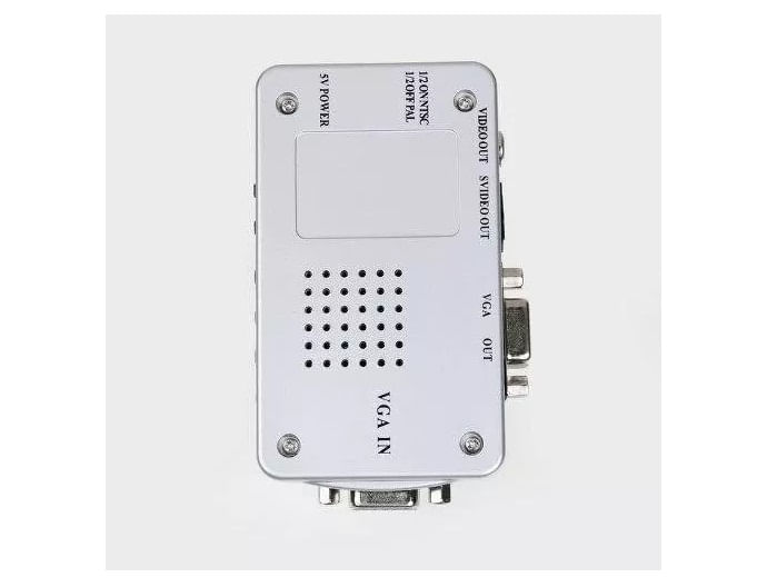 Miniatura Conversor PC TV De Vga Para AV com Saídas S-vídeo E Vga Rca