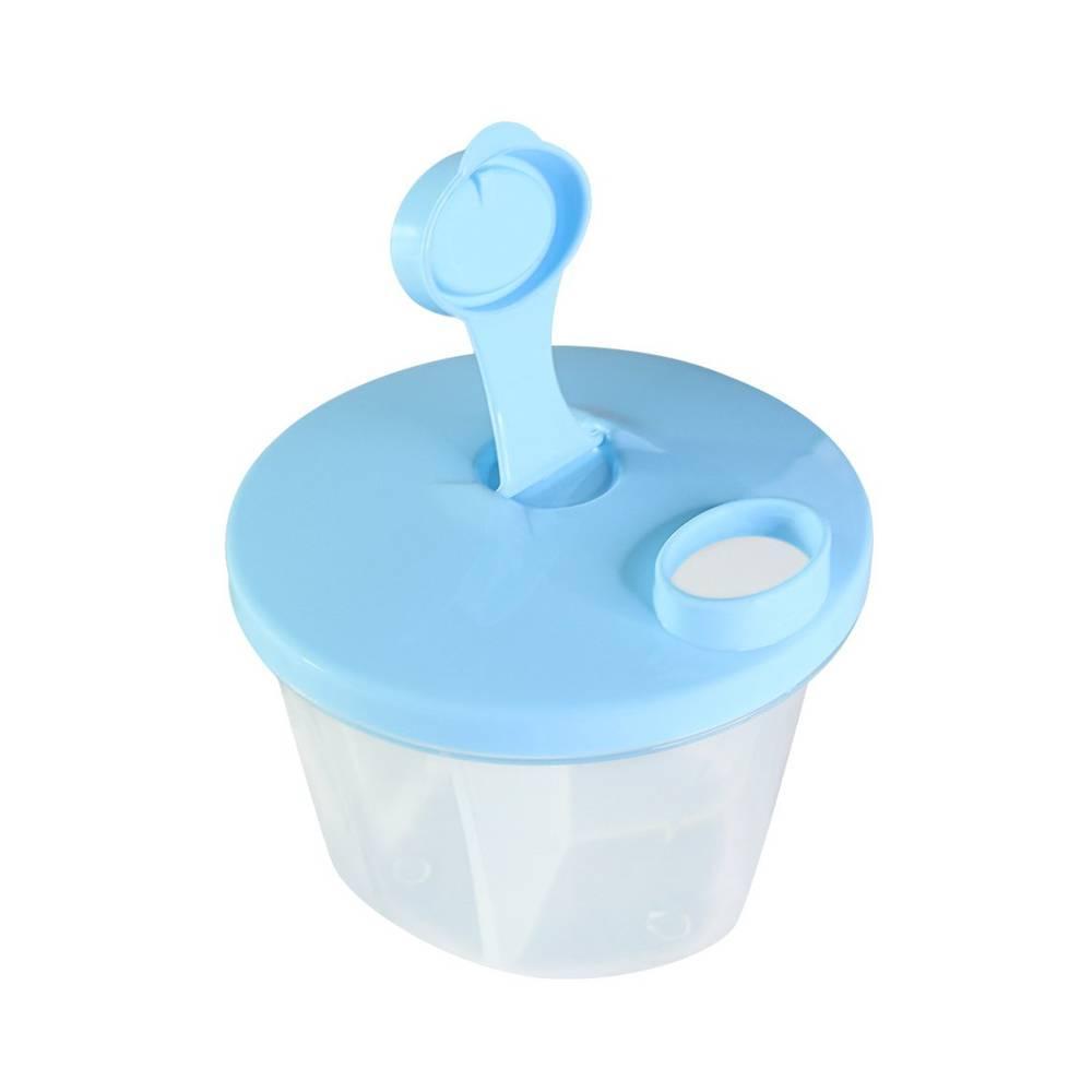 Miniatura Kit Essencial Azul Bebê Com Garrafas Térmicas E Pote Dosador