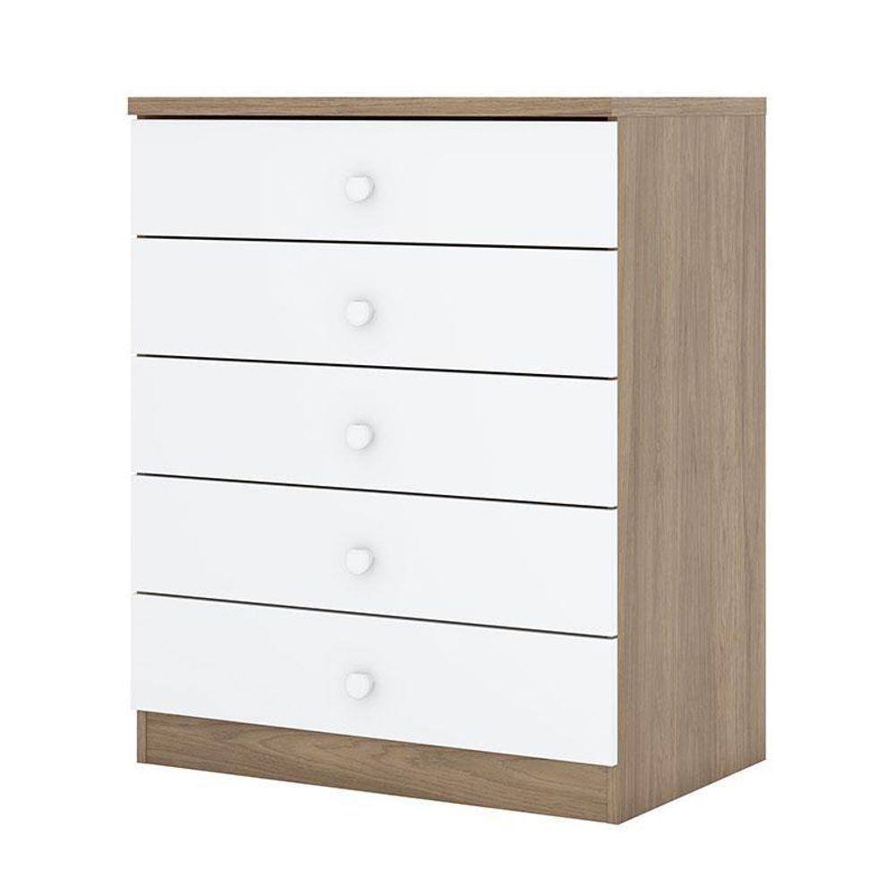 Miniatura Cômoda Infantil Pique-esconde Rústico Branco – Henn