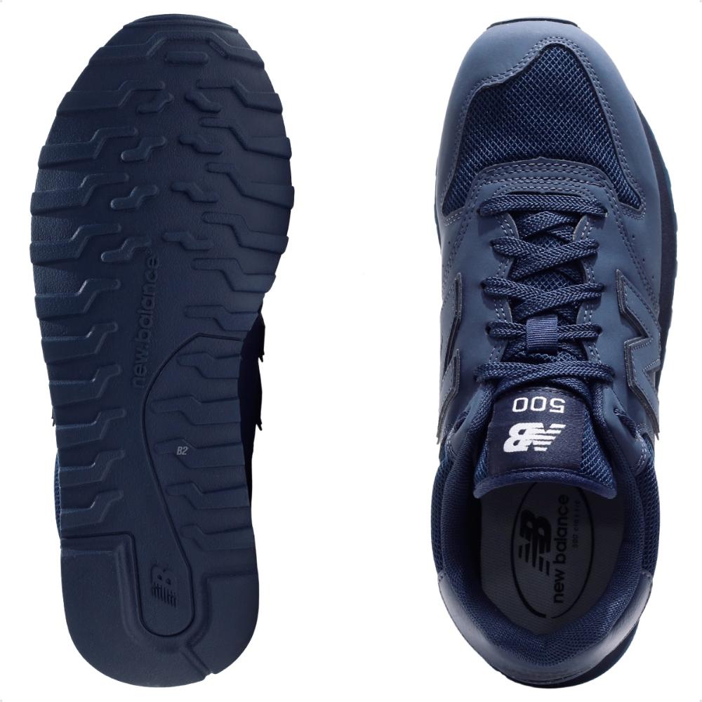 Tênis New Balance 500 V2 Masculino Azul Marinho - 38