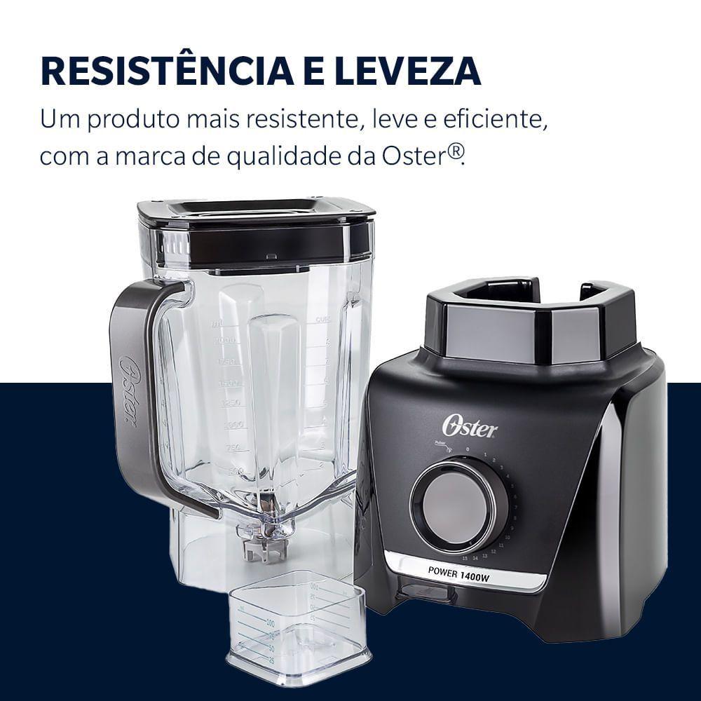 Liquidificador Oster 1400 Full Preto 3,2L 110V