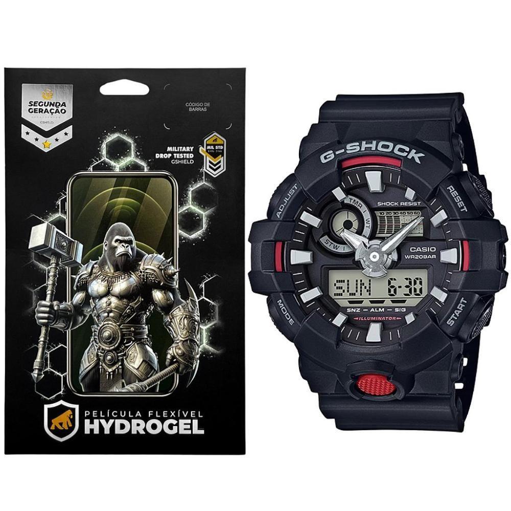 Miniatura Película Para Casio G-shock Ga-700by - Hydrogel Hd - Gshield