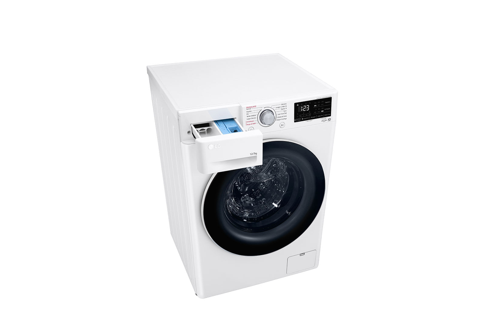Lava e Seca LG VC5 12kg Branca com Inteligência Artificial AIDD™ (CV3012WC5A) - 220v