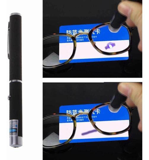 Miniatura Caneta Teste Lentes Filtro Luz Azul Anti Blue Control 02 Un