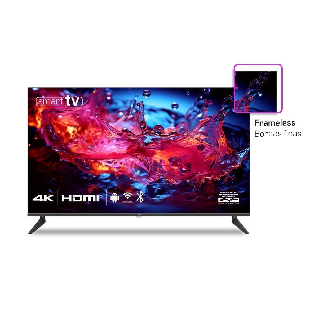 Miniatura Smart Tv Hq 60 4k Tela Sem Bordas Design Slim Hqs60nkhm