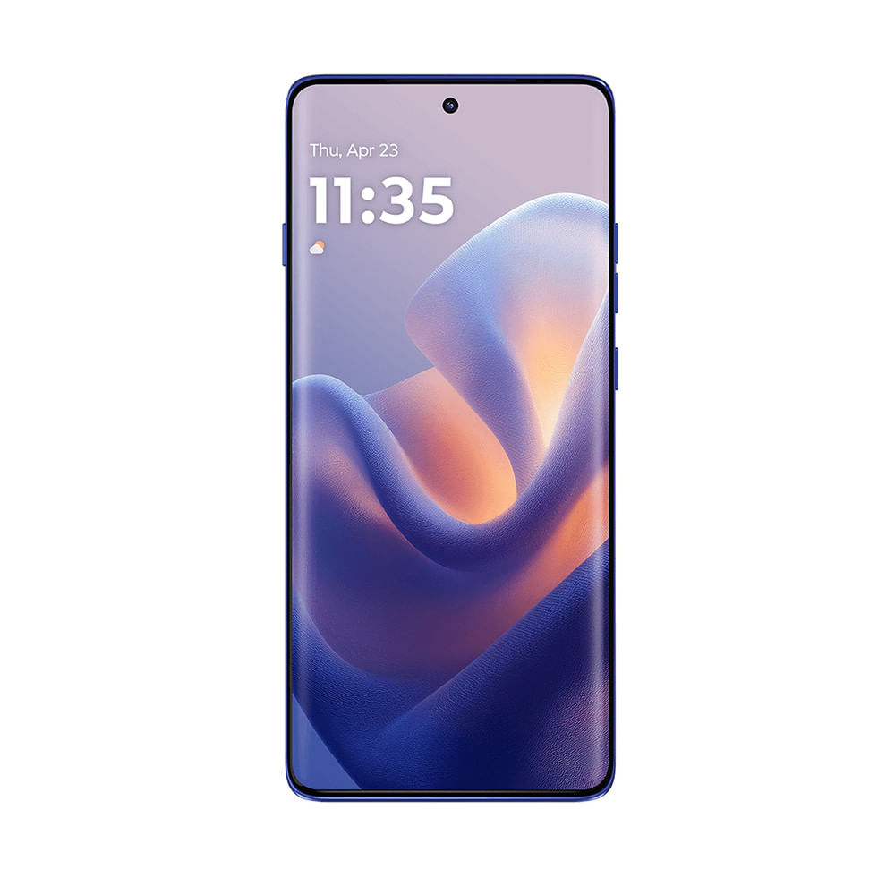 Miniatura Smartphone Motorola Edge 60 PRO 5G 256GB 24GB 12GB RAM+12GBTela Quad-Curve moto AI 50MP Sony Câmera IP68 + IP69 Azul