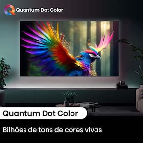 Smart TV 65" UHD 4K Mini LED Hisense 65U6N Google TV, Processador com AI, HDR10+, Dolby Atmos, Sports Mode, Game Mode Plus e Compatível com Alexa