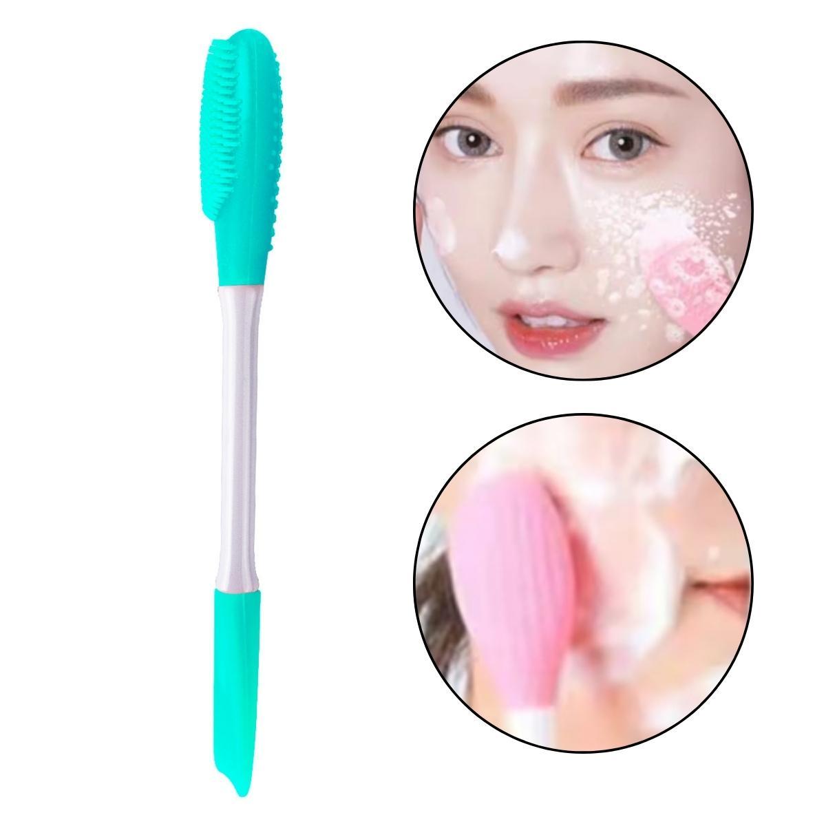 Miniatura Espátula Dupla Limpeza Pele Banho Remoção Cravos Maquiagem