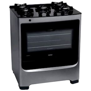 Miniatura Fogão Consul 5 Bocas CFS5VAR com Mesa de Vidro, Trempes de Ferro Fundido e Acendimento Automático Bivolt - Inox