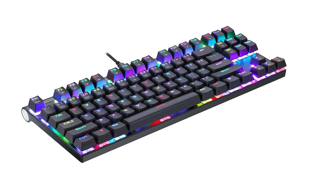 Miniatura Teclado Mecânico Motospeed Ck101 Preto Outemu Azul Rgb Homologação: 34501305969