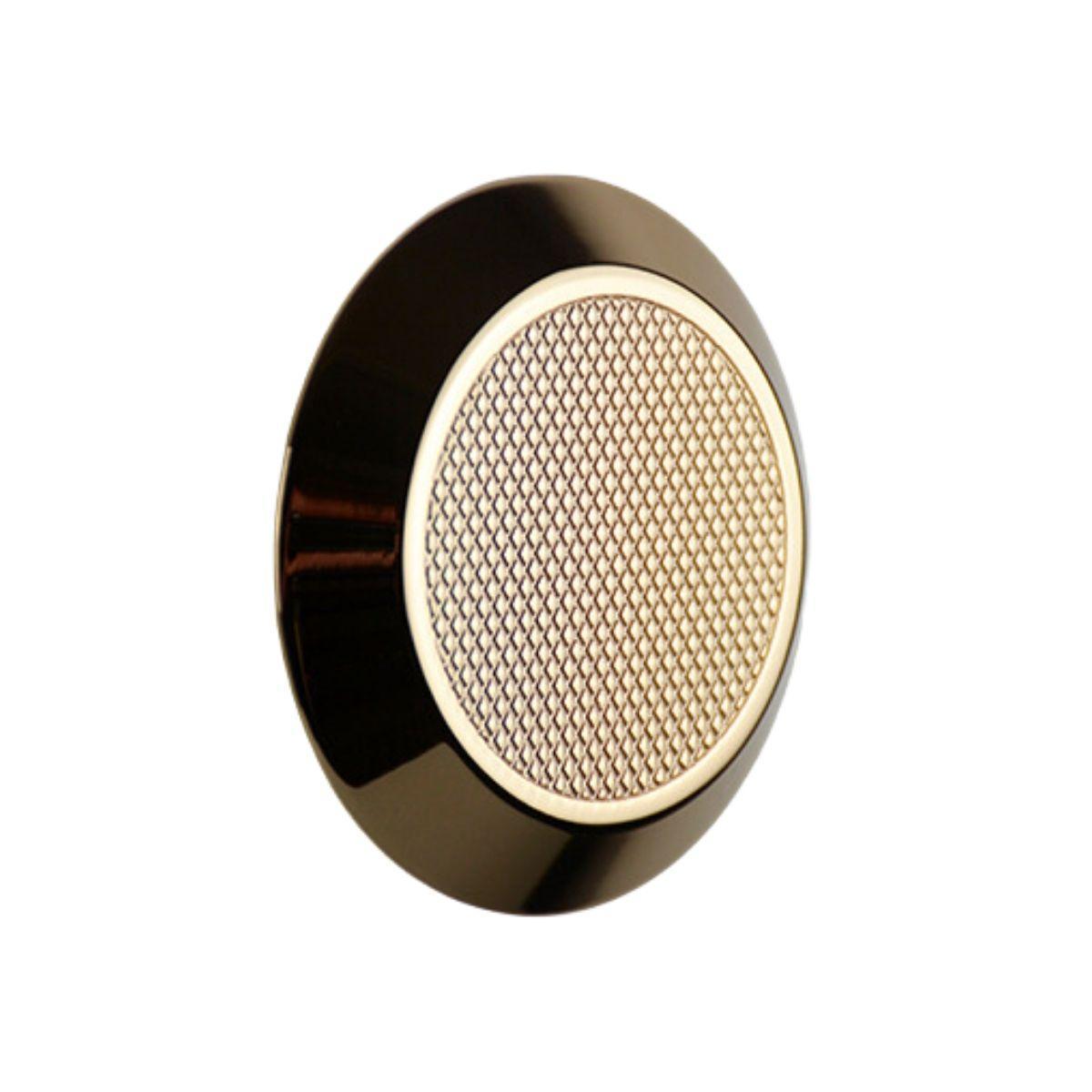 Miniatura Puxador Para Moveis Ponto Disk G Gold Brilhante Zen