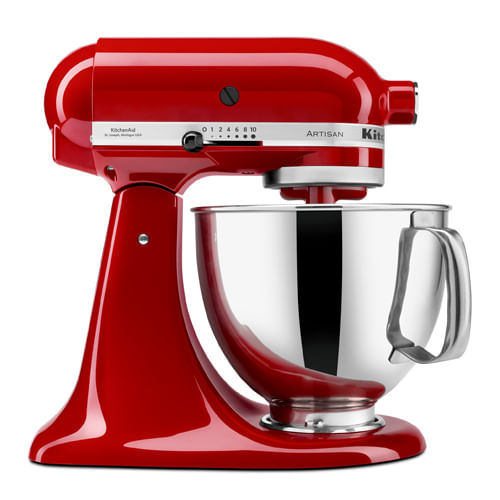 Miniatura Batedeira Stand Mixer Artisan - Empire Red 220V