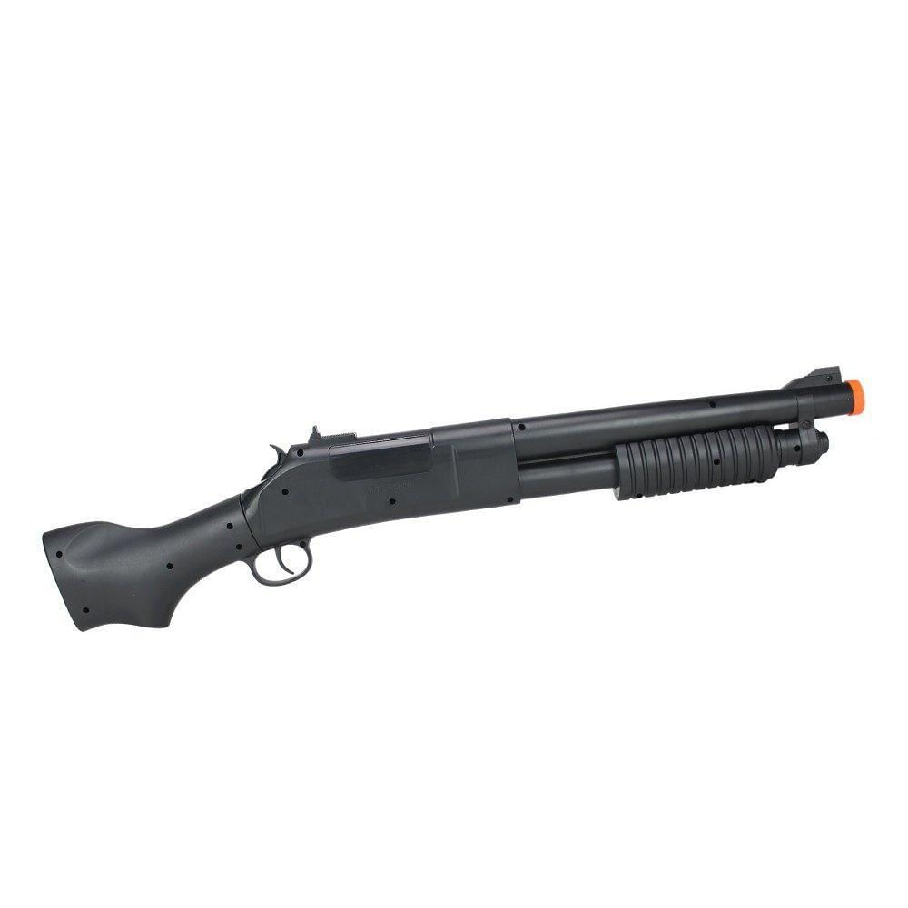 Miniatura Shotgun - Escopeta De Airsoft Rossi Vg Pump Short Mola 6mm