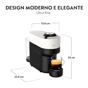 Cafeteira Nespresso Vertuo Pop com Kit Boas-Vindas – Branco Côco 110V