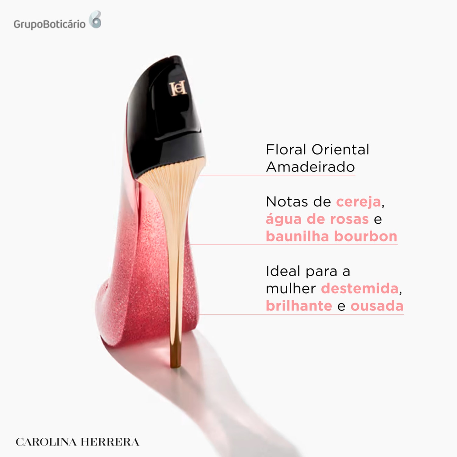 Miniatura Perfume Fem Very Good Girl Glam Carolina Herrera EDP 80ml