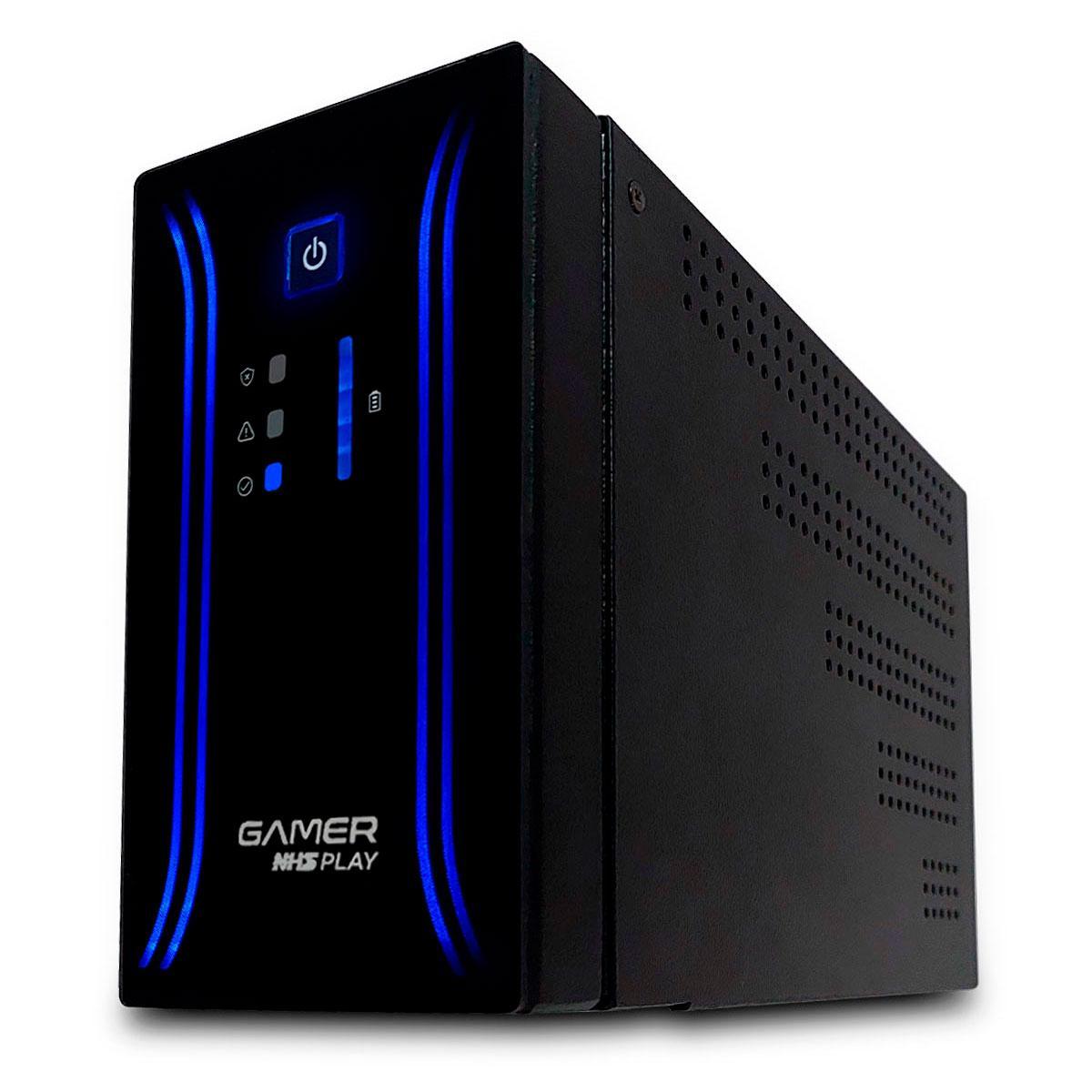 Miniatura Nobreak Gamer Nhs Play Senoidal 1000Va, Ent. Bivolt, Saída