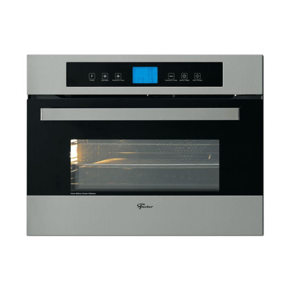 Miniatura Forno Elétrico Platinium De Embutir Com Air Fryer 43L Fischer 220V