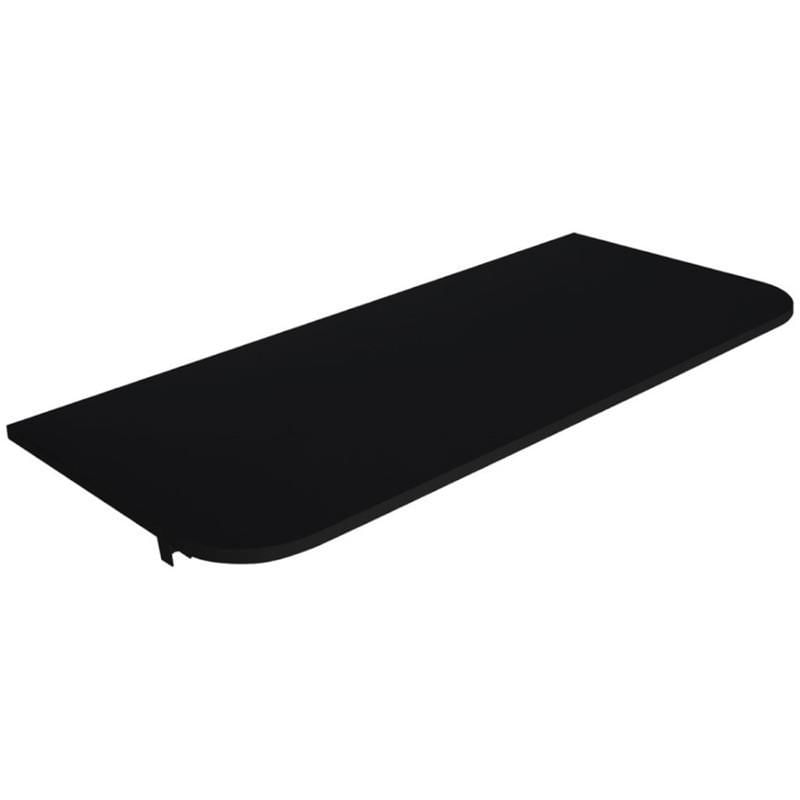 Miniatura Mesa Retrátil Parede Cozinha Suspensa Dobrável Preta 50X40