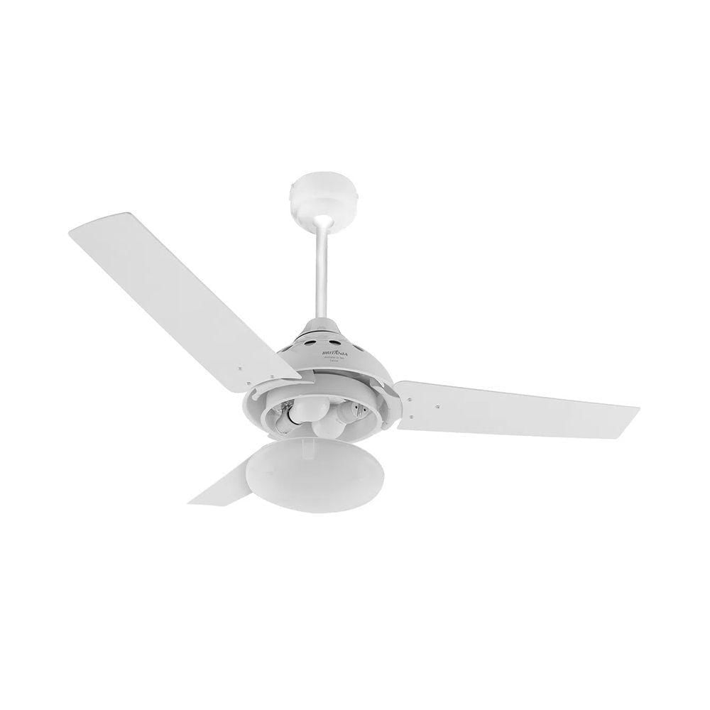 Miniatura Ventilador De Teto Britânia Cancun 3 Pás Branco 220V