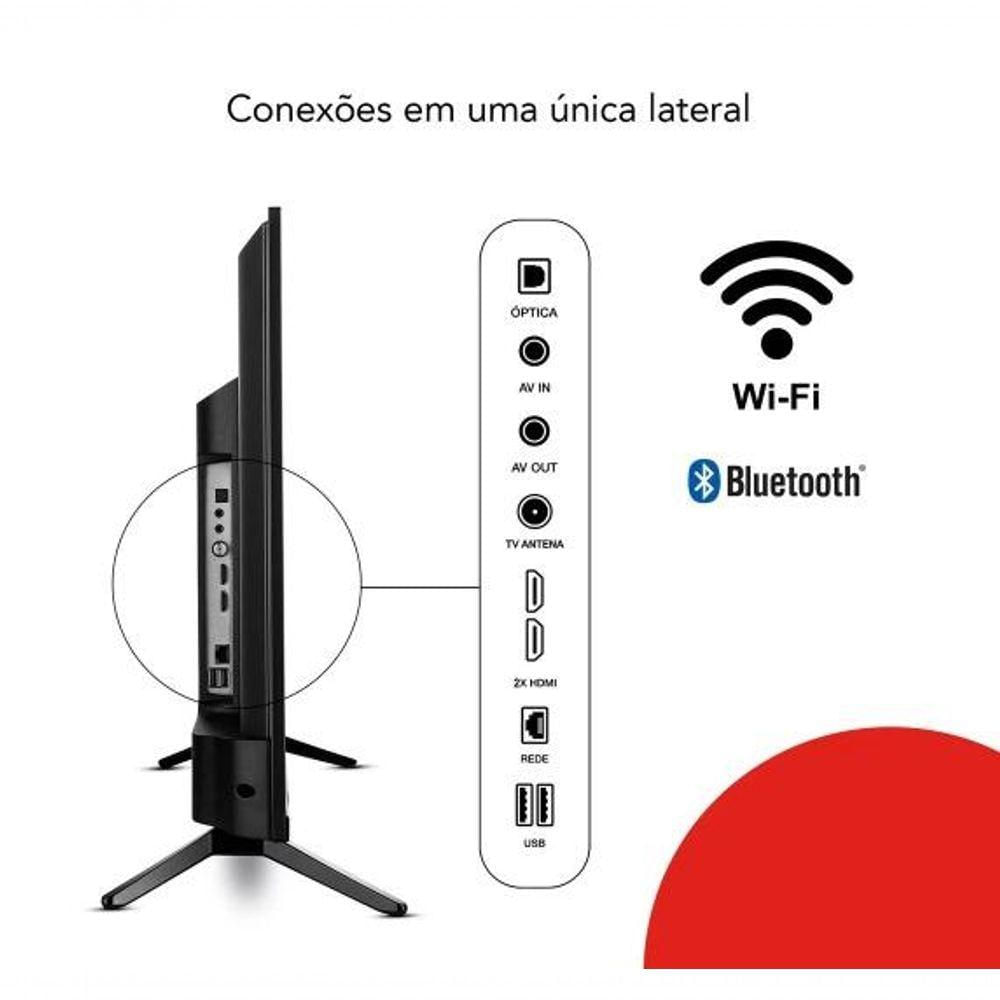 Miniatura Smart Tv Aiwa 32" Android HD Borda Ultrafina HDR10 Dolby áudio AWS-TV-32-BL-02-A Preto Bivolt