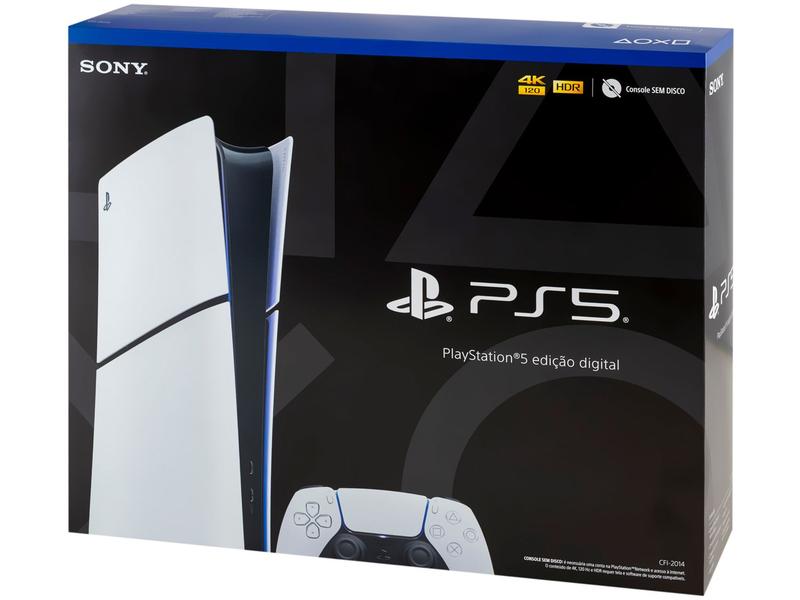 PlayStation5 Slim 2025 1TB 1 Controle Branco Sony Edição Digital