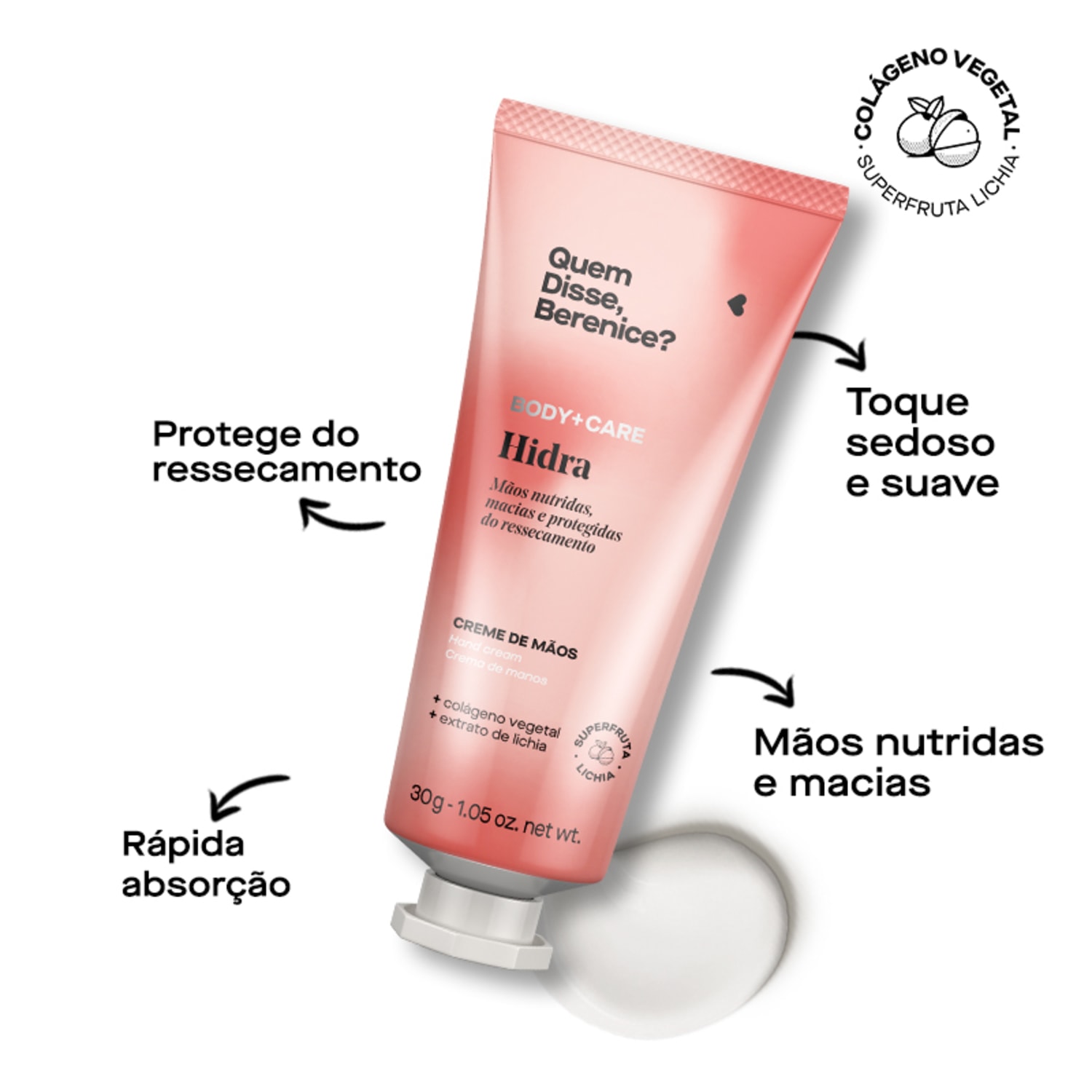 Miniatura Hidra Creme Hidratante para as Mãos 30g