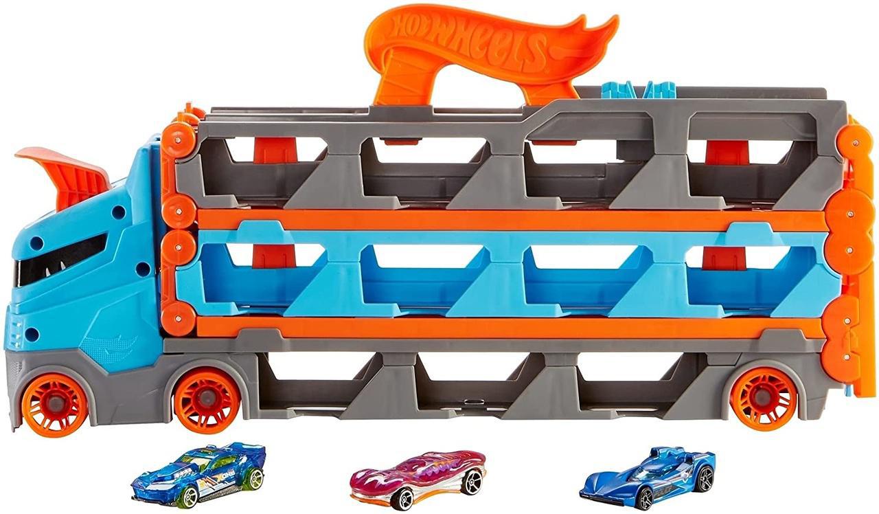 Miniatura Hot Wheels Caminhão Pista Com Carrinhos - Mattel Gvg37