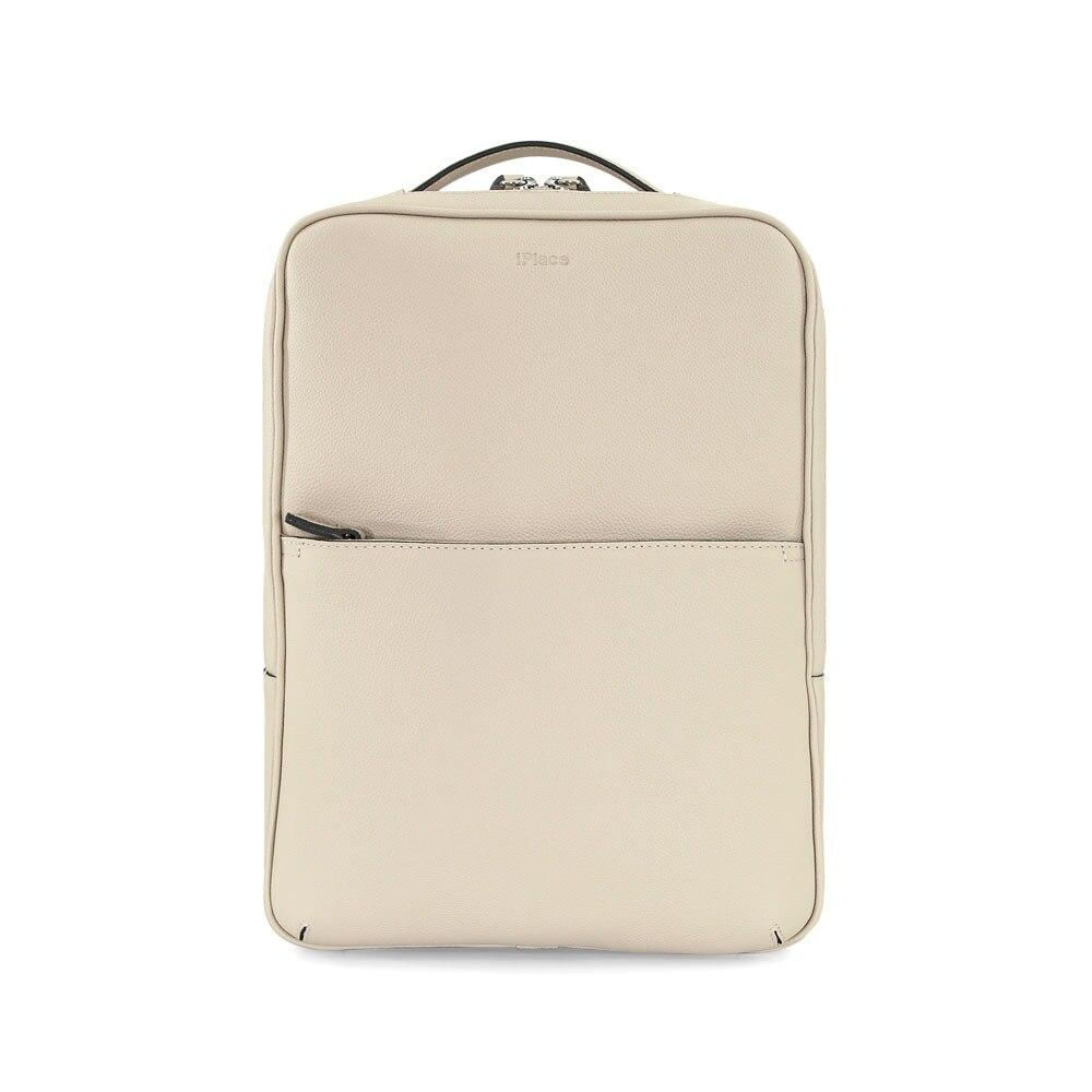 Miniatura Mochila para MacBook 16'' iPlace, Pampas, Couro Bege