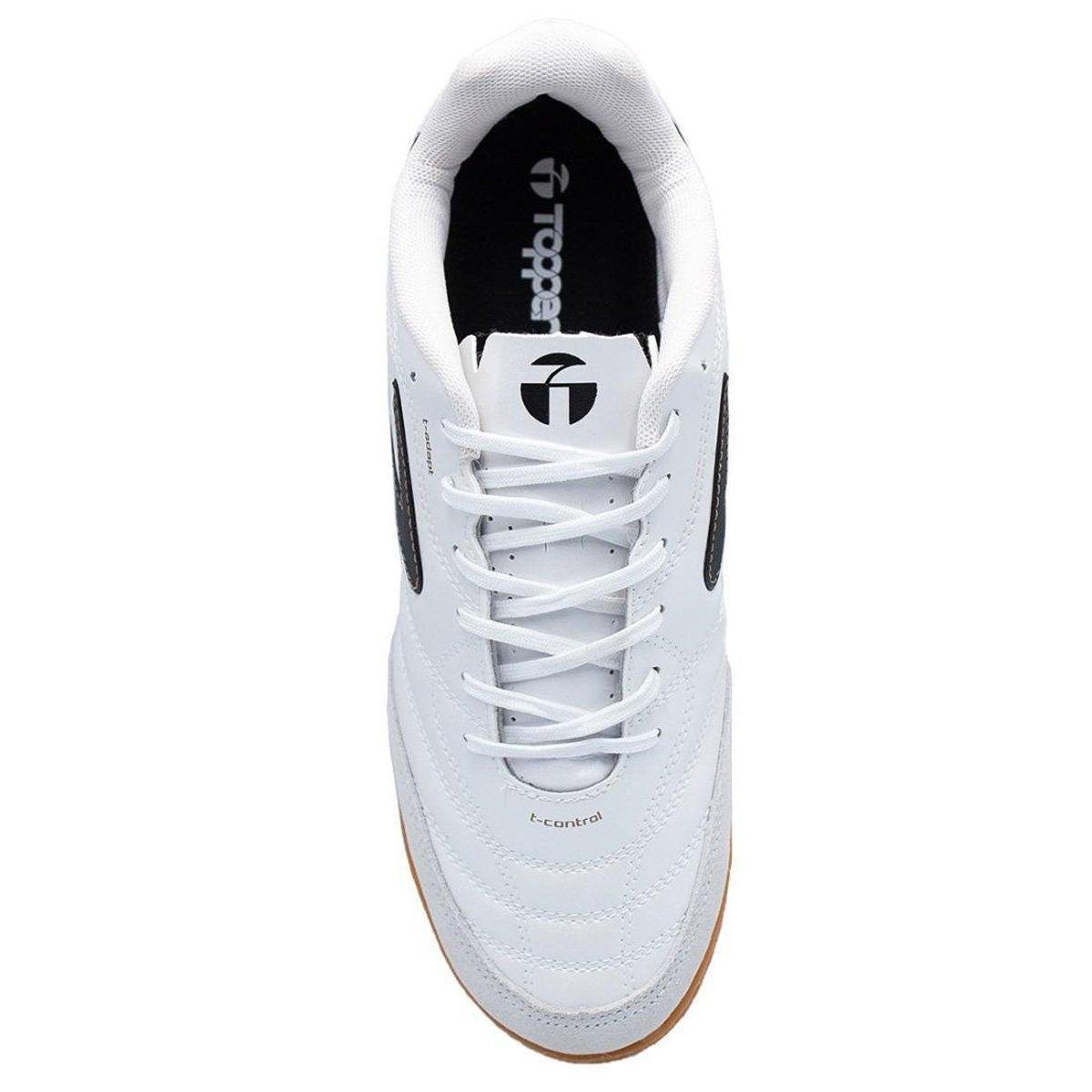 Miniatura Chuteira Futsal Topper Maestro Td IV Branco+Cinza - 37